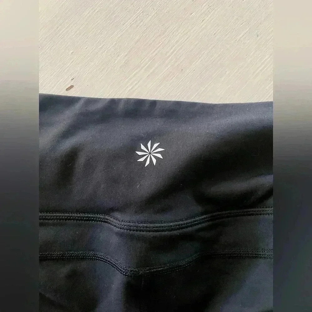 Athleta Women’s Straight Up Black Straight Leg Leggings SZ S - Picture 5 of 7